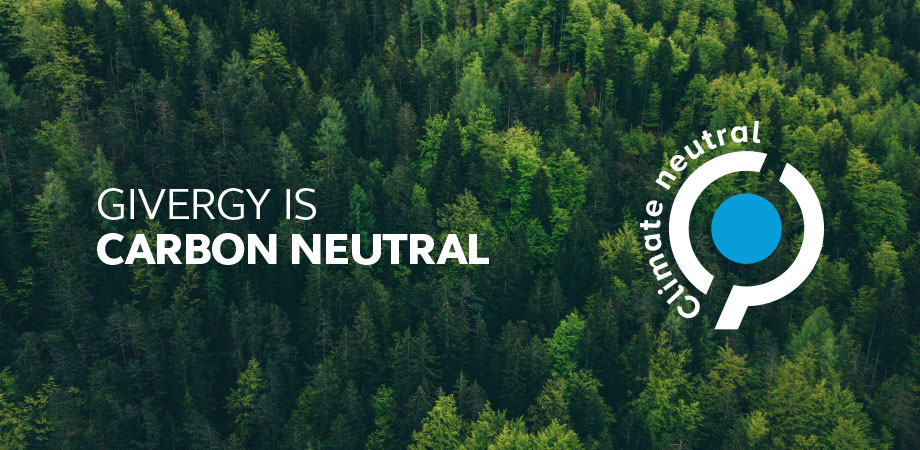 We Are Carbon Neutral - Givergy